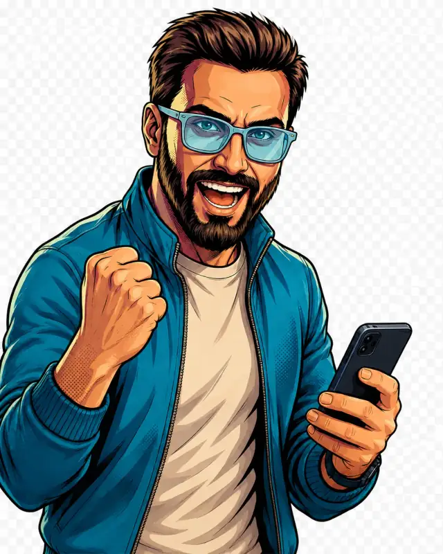 Illustrated Sheevum Goel avatar
